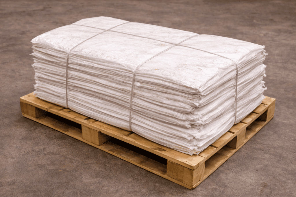 Costales de rafia usados